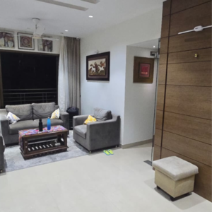 Living Room in 2 BHK Apartment at Raheja Serenity, Khatau Estate – for Sale