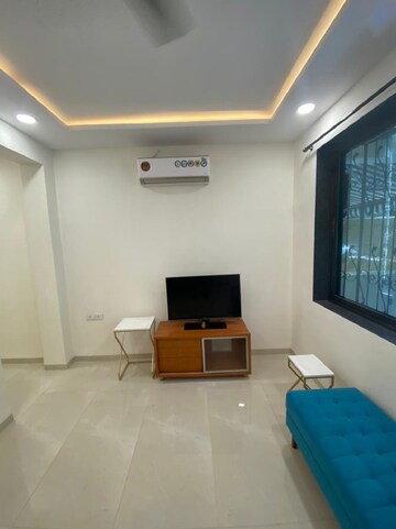 Living Room in 1.5 BHK Apartment at Bandra West – for Rent