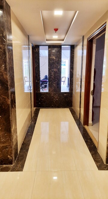 Building Lobby in 1 BHK Apartment at Raunak Heights, Ghodbunder Road – for Rent