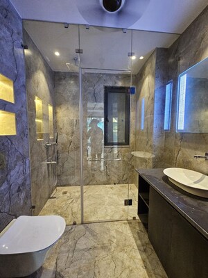 Building Lobby in 4 BHK Penthouse at Krisumi Waterfall Suites, Sector 36a – for Sale