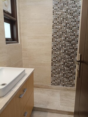 Bathroom in 4 BHK Builder Floor at New Friends Colony – for Sale