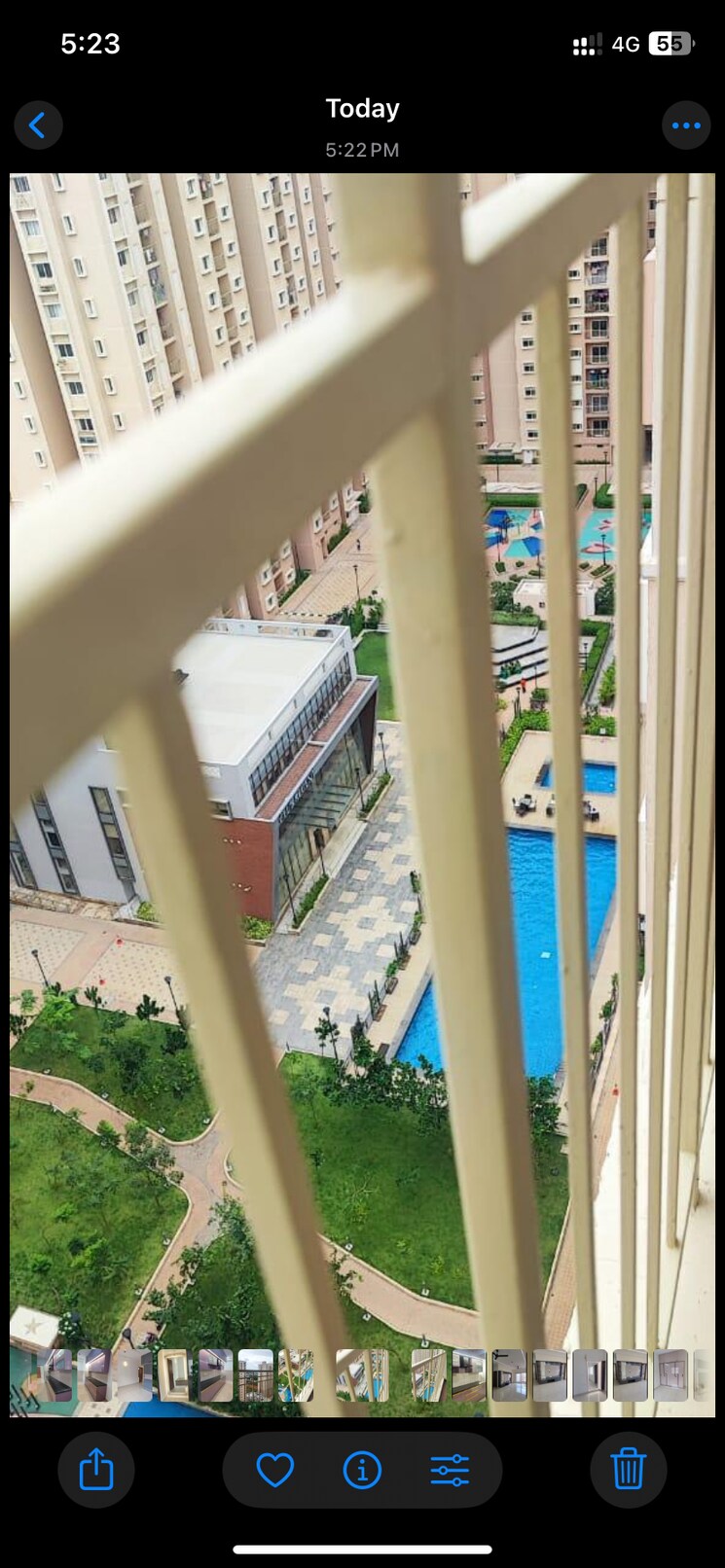 Balcony, prestige-finsbury-park-regent 3 Bedroom 1431 Sq.Ft. Apartment In Bagaluru Bangalore 9168552