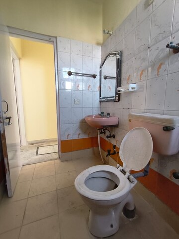 Bathroom in 3 BHK Apartment at Creative Huts Society, Sector 21c – for Rent