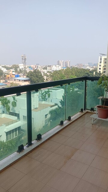 Balcony in 3 BHK Apartment at Konark Splendour, Kalyani Nagar – for Rent