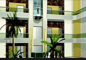 Staircase in 3 BHK Apartment at Ashford Casa Grande, Lower Parel – for Sale