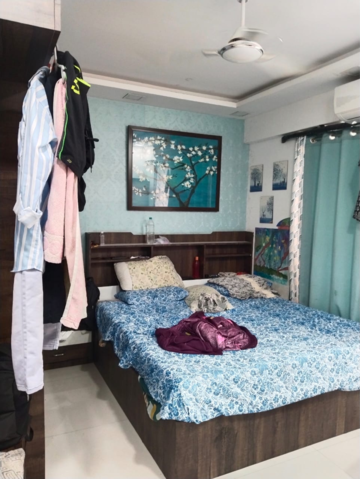 Bedroom in 3 BHK Apartment at Galaxy Greenwoods, Kharghar Sector 30 – for Sale