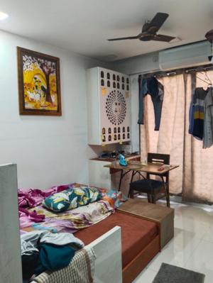 Living Room in 3 BHK Apartment at Galaxy Greenwoods, Kharghar Sector 30 – for Sale