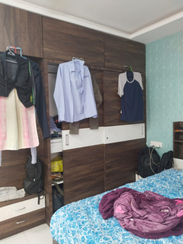 Bedroom in 3 BHK Apartment at Galaxy Greenwoods, Kharghar Sector 30 – for Sale
