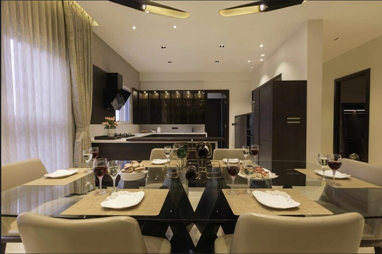 Dining area, artisane-forest-breeze 3 Bedroom 2885 Sq.Ft. Apartment In Jp Nagar Bangalore 9168900