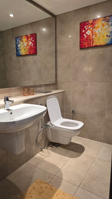 Bathroom in 5 BHK Apartment at Panchshil Towers, Kharadi – for Sale