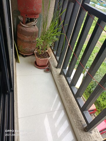 Balcony in 1 BHK Apartment at Om Pushpanjali, Padagha – for Rent