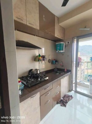 Kitchen in 1 BHK Apartment at Rutu City, Thane West – for Sale