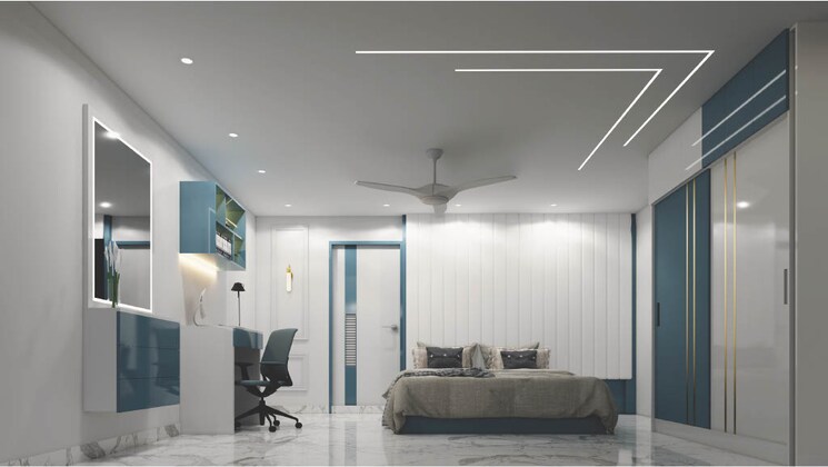 Living Room, prestige-high-fields 6 Bedroom 4100 Sq.Ft. Apartment In Gachibowli Hyderabad 9169463