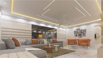 Staircase in 6 BHK Apartment at Prestige High Fields, Gachibowli – for Rent