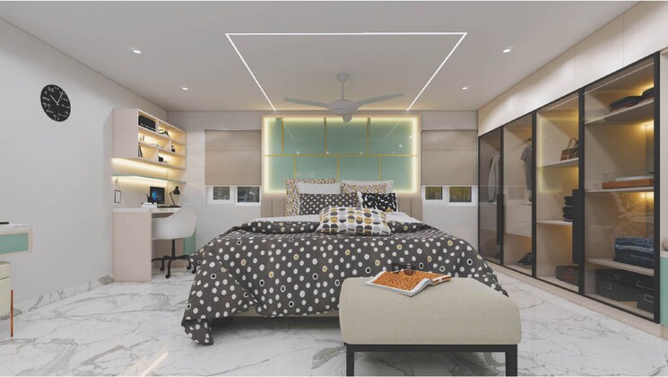 Kitchen, prestige-high-fields 6 Bedroom 4100 Sq.Ft. Apartment In Gachibowli Hyderabad 9169463