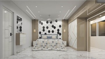 Living Room in 6 BHK Apartment at Prestige High Fields, Gachibowli – for Rent