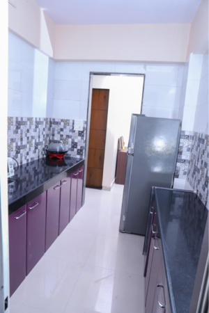 Kitchen in 2 BHK Apartment at Hexblox CHS Ltd, Kharghar Sector 10 – for Sale