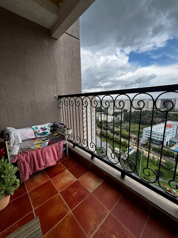 Balcony in 3 BHK Apartment at Prestige Song Of The South, Yelenahalli – for Sale