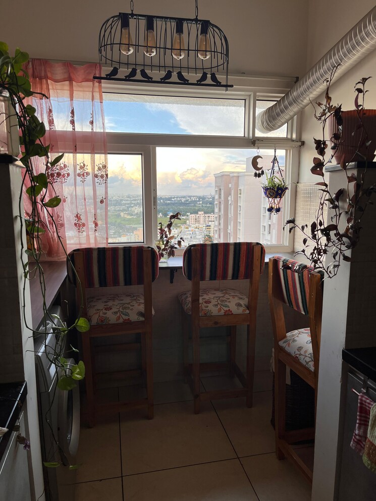 Living Room, prestige-song-of-the-south 3 Bedroom 1358 Sq.Ft. Apartment In Yelenahalli Bangalore 9169459