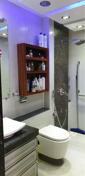 Bathroom in 3 BHK Apartment at Siddhi Siddhi Grandeur, Kharghar Sector 19 – for Sale