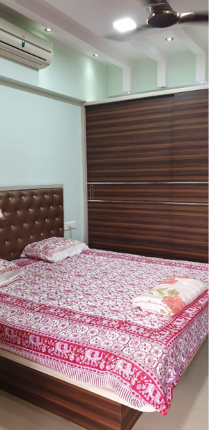 Bedroom in 3 BHK Apartment at Siddhi Siddhi Grandeur, Kharghar Sector 19 – for Sale