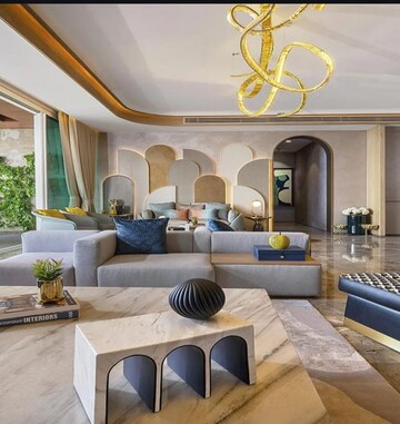 Living Room in 3.5 BHK Apartment at Sector 128 – for Sale