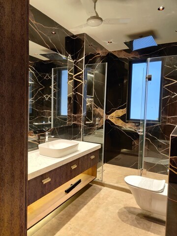 Bathroom in 4 BHK Builder Floor at Saket – for Rent