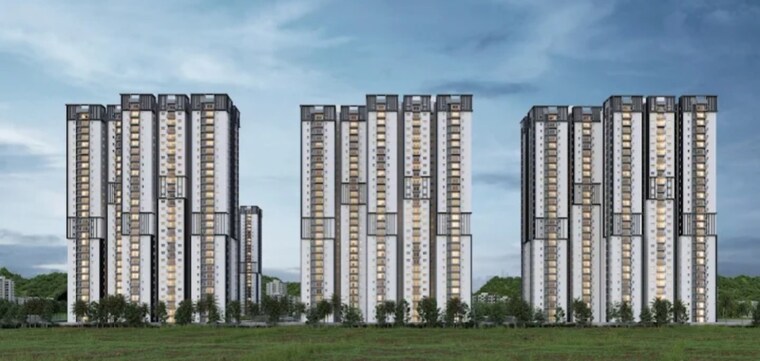 Exterior View, my-home-tridasa 3 Bedroom 1842 Sq.Ft. Apartment In Tellapur Hyderabad 9169632