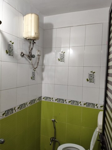 Bathroom in 1 BHK Apartment at Kanha CHS, Kopar Khairane – for Rent
