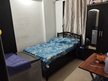 Bedroom in 1 BHK Apartment at Kanha CHS, Kopar Khairane – for Rent