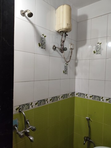 Bathroom in 1 BHK Apartment at Kanha CHS, Kopar Khairane – for Rent