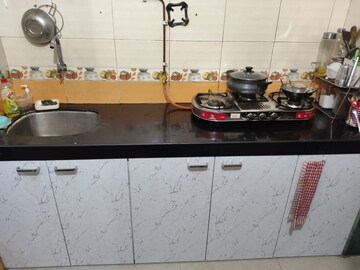 Kitchen in 1 BHK Apartment at Kanha CHS, Kopar Khairane – for Rent