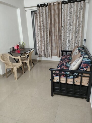Living Room in 1 BHK Apartment at Kanha CHS, Kopar Khairane – for Rent