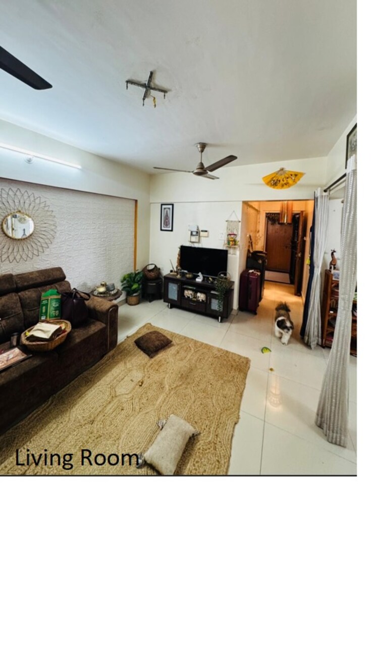 Living Room, bu-bhandari-everglade 2.5 Bedroom 1273 Sq.Ft. Apartment In Kharadi Pune 9169650