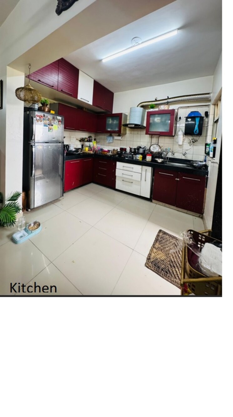 Kitchen, bu-bhandari-everglade 2.5 Bedroom 1273 Sq.Ft. Apartment In Kharadi Pune 9169650