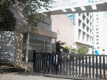 1 BHK Apartment – Exterior View View at Siddhi Highland Park, Kolshet Road - for Rent