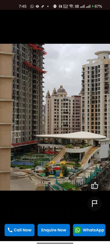 1 BHK Apartment – Exterior View View at Siddhi Highland Park, Kolshet Road - for Rent