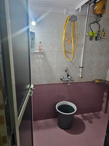 Bathroom in 1 BHK Apartment at Tulsidham Complex, Kapur Bawdi – for Rent