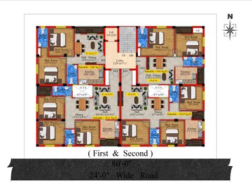 Master Plan in 3 BHK Apartment at Venster Apartment, Iyyappanthangal – for Sale