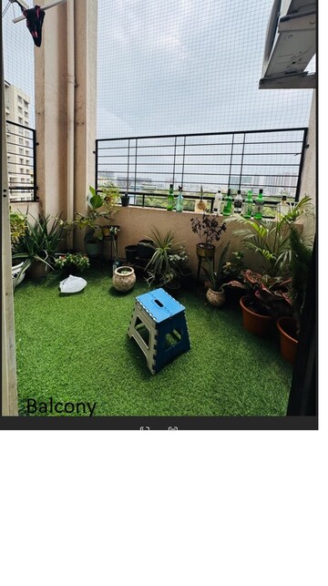 Balcony in 2.5 BHK Apartment at BU Bhandari Everglade, Kharadi – for Rent