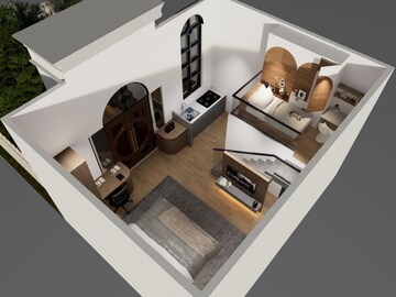 Floor Plan in 1 BHK Independent House at Vrindavan – for Sale