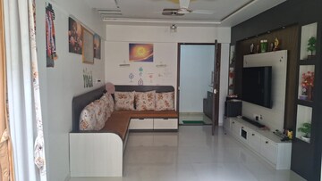 Living Room in 2 BHK Apartment at Shivam 19 Grand West, Thergaon – for Rent