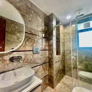 Bathroom in 4 BHK Builder Floor at Central Park 3 The Room, Sohna Sector 33 – for Sale