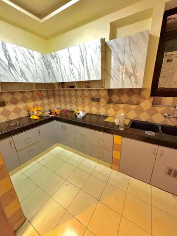 Kitchen in 2 BHK Builder Floor at Ansal Sushant Apartments, Sushant Lok I – for Rent