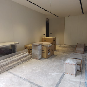 Kitchen in 3.5 BHK Builder Floor at Anand Niketan – for Sale