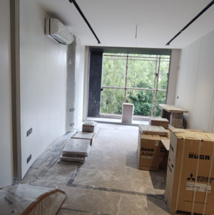 Kitchen in 3.5 BHK Builder Floor at Anand Niketan – for Sale