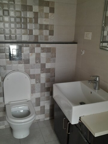 Bathroom in 3 BHK Apartment at Aparna Sarovar Grande, Nallagandla – for Rent