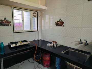 Kitchen in 1 BHK Builder Floor at Kharadi – for Rent