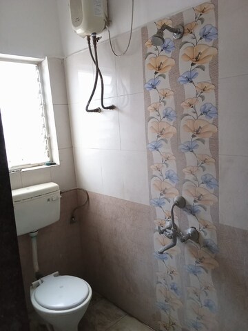 Bathroom in 1 BHK Builder Floor at Kharadi – for Rent