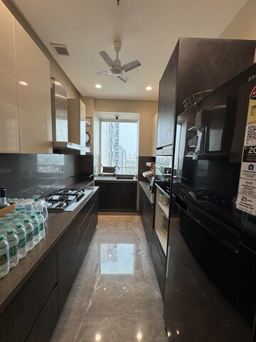 Kitchen in 3 BHK Apartment at Indiabulls Blu, Worli – for Rent